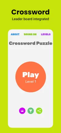 Crossword puzzle:Fun Charade Game 📲 Screen Shot 0