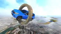 المسارات المستحيلة برادو سيارة حيلة ألعاب سباق 3D Screen Shot 1