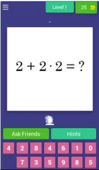 Math Quiz Screen Shot 0