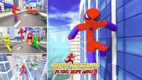 Spider Rope Hero: Super Stickman Robot Adventure Screen Shot 4