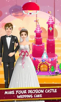 Fairy Princess Castle Wedding Cake - Bake Decorate Screen Shot 4