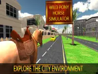 Wild Pony Horse Simulator 3D Screen Shot 8