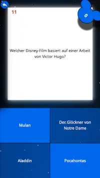 Quiz über Disney Screen Shot 1