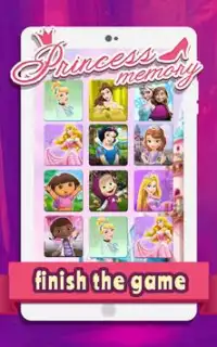 Princess memory Games Screen Shot 2