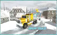 Uphill Snow Cargo Truck Drive Screen Shot 0
