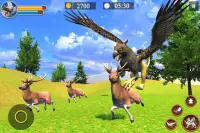 Wild Eagle Family: Flying Griffin Simulator Games Screen Shot 3