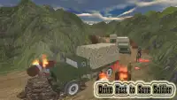Us Army Truck Rescue Driver : Army Game Screen Shot 2