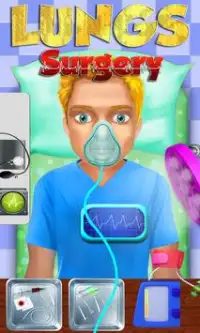 Pulmões Doctor Surgery Simulator: Jogo Hospital Screen Shot 0