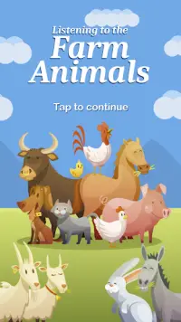 The Yellow Chick Farm - Animals Sounds and Games Screen Shot 0