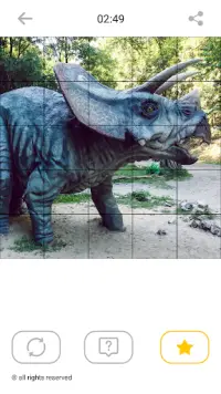 Teka-teki dinosaurus: game mosaik pintar gratis Screen Shot 5
