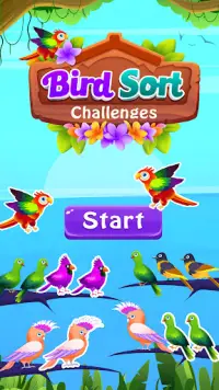 Color Bird Sort Puzzle Games Screen Shot 4