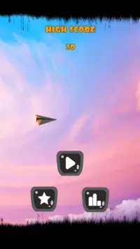 Tappy Glider : one handed tap and fly fun game Screen Shot 0