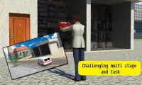 Pharmacy Delivery Van 3d Sim Screen Shot 0