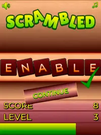 Scramble Words Game Kids offline Screen Shot 11