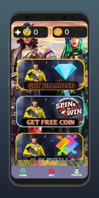 Fire Diamond 💎Daily Spin Free F Fire Diamond Game Screen Shot 0
