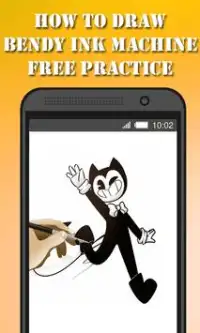 How To Draw Bendy Ink Machine Free Practice Screen Shot 3