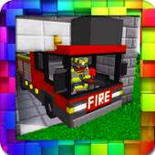 FireEngine Minecraft Truck Addon for Cars