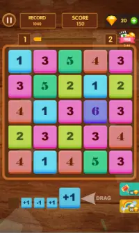 Merge Numbers - Merge Block Puzzle Game Screen Shot 2