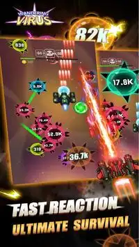 Wandering Virus—Space Shooting Game Screen Shot 2