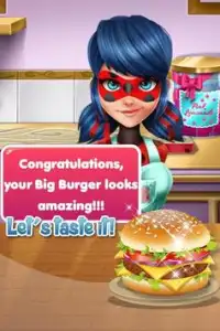 Ladybug Cooking Burger Screen Shot 2