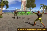 Fidget Spinner Heroes vs City Gangsters Screen Shot 9