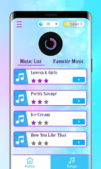 Blackpink Piano Tiles Game 2 Screen Shot 1