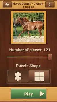 Jeux de Puzzle de Cheval Screen Shot 7