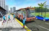 Soccer Teams Bus Transport Football Simulator Screen Shot 0