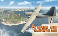 Car Transporter Cargo Plane 3D Screen Shot 1