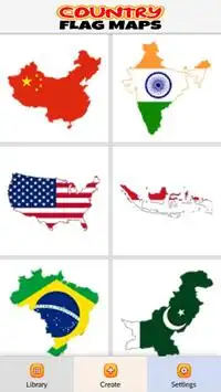 Country Flag Maps 1 Color by Number - Pixel Art Screen Shot 1
