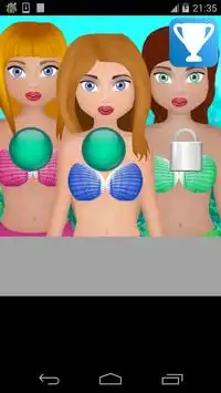 mermaid swimming race game Screen Shot 2