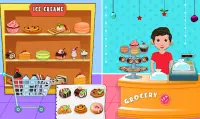 Pretend Grocery Store - Juegos de supermercado Screen Shot 1