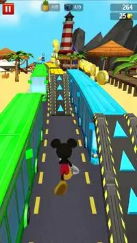 Mickey Subway Dash Mouse Screen Shot 1