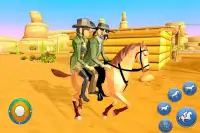 Horse Taxi: Fantasy Western Passenger Transport Screen Shot 1
