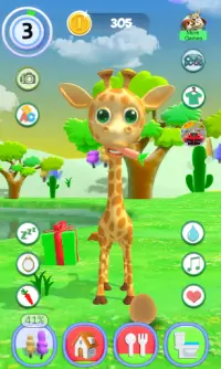Talking Giraffe Screen Shot 2