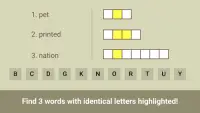 Trio Crossword - Word Puzzle Screen Shot 0