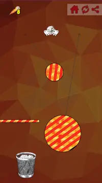 Paper Ball Tossing Flip Throwing to Bin Game Screen Shot 4