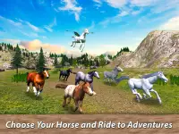 Monde des chevaux sauvages: simulateur de survie Screen Shot 8