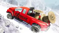 Snow Truck Simulator: Free Monster Truck Permainan Screen Shot 1