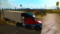 3Dユーロトラック交通シミュレータリアル Screen Shot 1