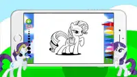 Pony Färbung Spiele für Mädchen Screen Shot 7