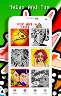 Color del arte pop por número - Pixel Art Screen Shot 3