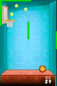pull the ball - Obstacle free throw basket Screen Shot 1