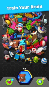 Duplica 3D - objects matching puzzle Screen Shot 1