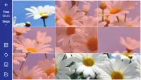 Tile Puzzle: beautiful flowers Screen Shot 2