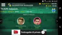 Badminton Manager Screen Shot 2
