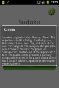 Sudoku mini Screen Shot 1