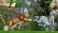 Wild Big Cats Fighting Challenge 2: Lion vs Tigers Screen Shot 0