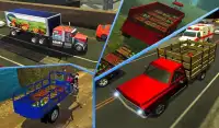 Offroad Fruit Transporter Xe tải: Lái xe Simulator Screen Shot 20