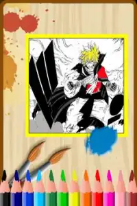 Coloring Ninja Hero Naruto Screen Shot 1